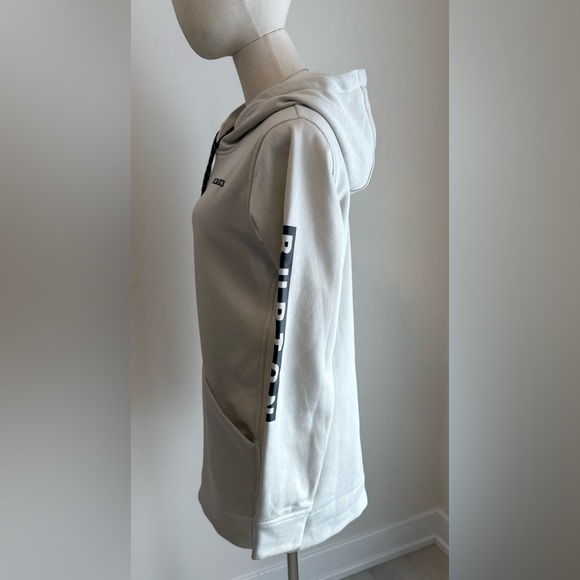 Burton Light Grey Tunic Pullover with Black Lettering - Picture 2 of 8